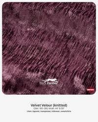 Imported Knitted Velvet Velour Fabric 180-280 GSM | 44” & 58” Width | Apparel, Loungewear & Kidswear  in Surat